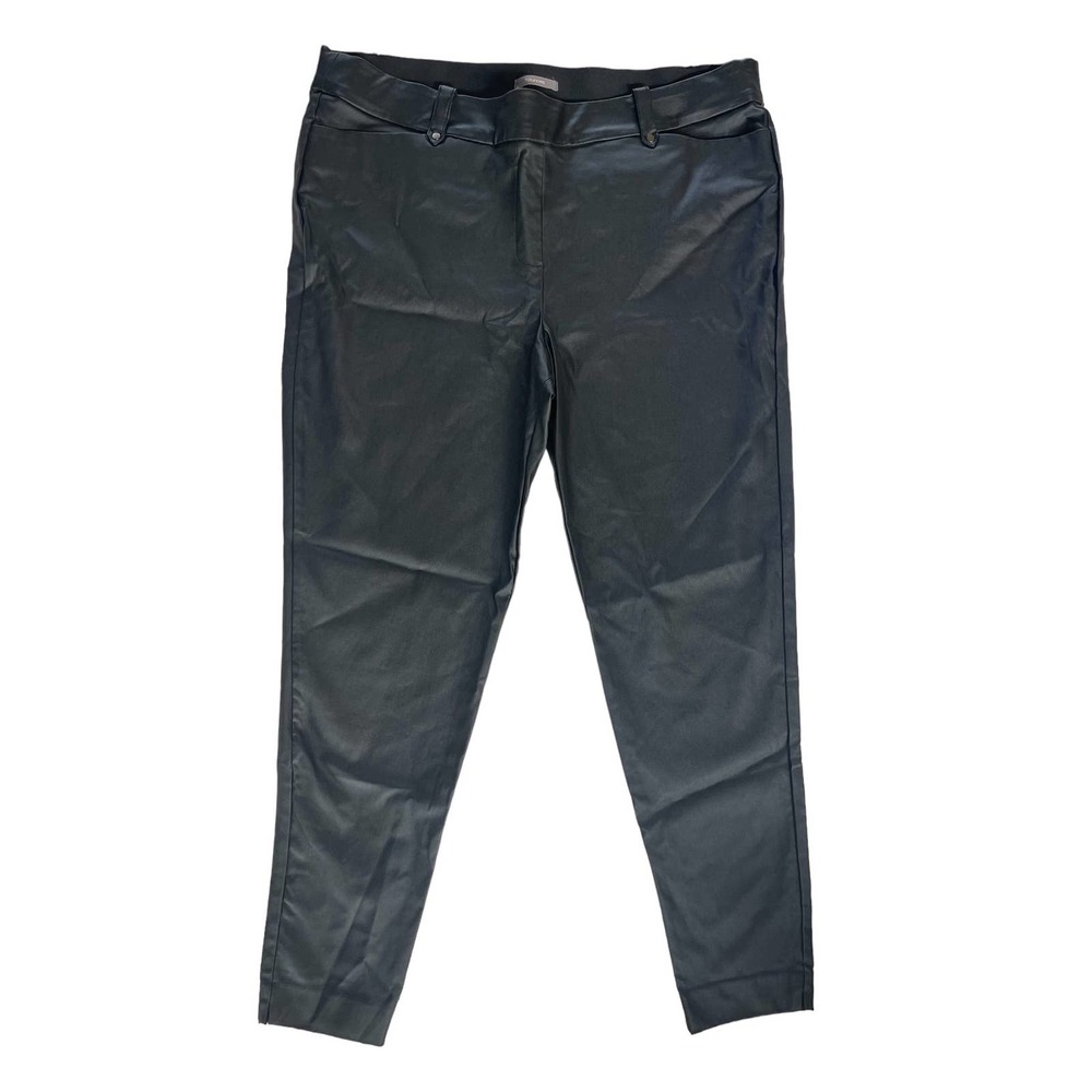 Maurices Faux Leather Black Pants Size XXL NWT